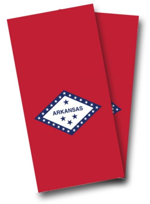 Arkansas Flag Cornhole Wrap