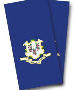 Connecticut Flag Cornhole Wrap