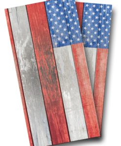 Distressed American Flag Cornhole Wrap