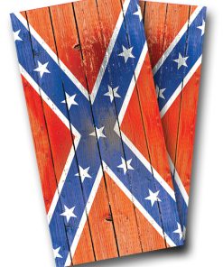 Distressed Rebel Flag Cornhole Wrap