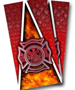 Fireman Cornhole Wrap