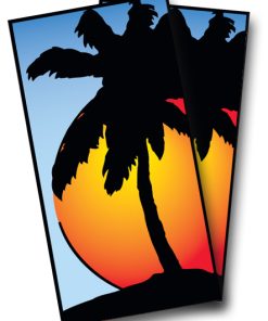 Sunset Cornhole Wrap