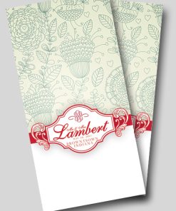 Wedding Ribbon Blue Cornhole Wrap