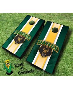 Baylor Bears NCAA cornhole boards-Stripe