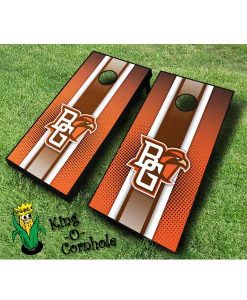 Bowling Green NCAA cornhole boards-Stripe