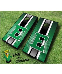 Eastern Michigan Eagles NCAA cornhole boards Stripe