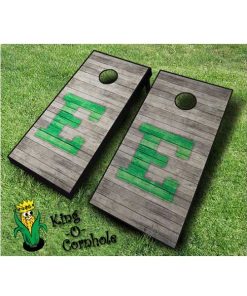 Eastern Michigan Eagles NCAA cornhole boards Distressed