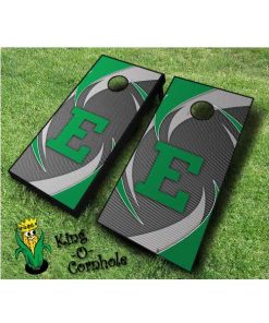 Eastern Michigan Eagles NCAA cornhole boards Swoosh