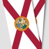 Florida Flag Cornhole Wrap