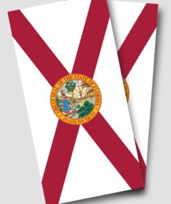 Florida Flag Cornhole Wrap