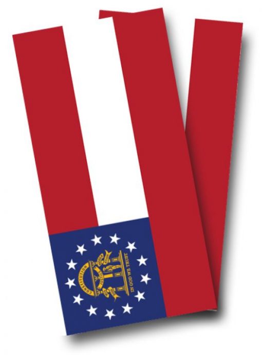 Georgia Flag Cornhole Wrap