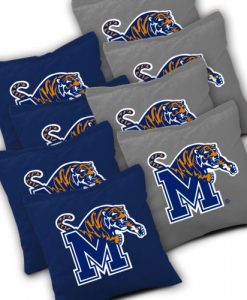 Memphis Tigers Cornhole Bags Set of 8