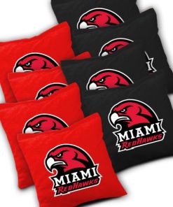 Miami Redhawks Cornhole Bags Set of 8