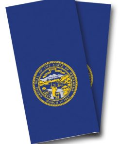 Nebraska Flag Cornhole Wrap