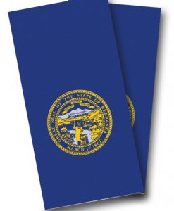 Nebraska Flag Cornhole Wrap