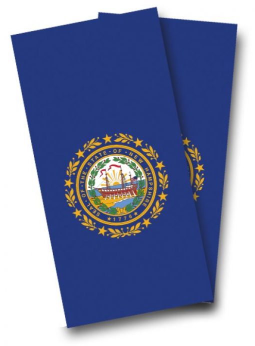 New Hampshire Flag Cornhole Wrap