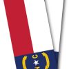 North Carolina Flag Cornhole Wrap