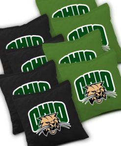 Ohio Bobcats Cornhole Bags Set of 8