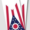 Ohio Flag Cornhole Wrap