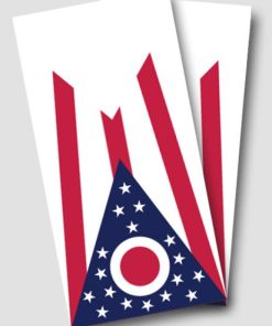 Ohio Flag Cornhole Wrap