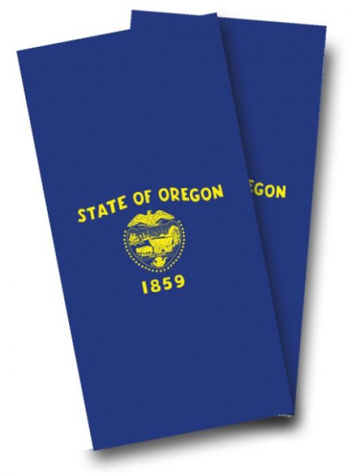 Oregon Flag Cornhole Wrap