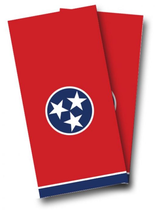 Tennessee Flag Cornhole Wrap