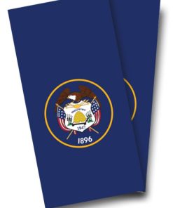 Utah Flag Cornhole Wrap