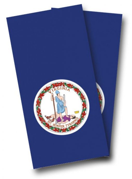 Virginia Flag Cornhole Wrap