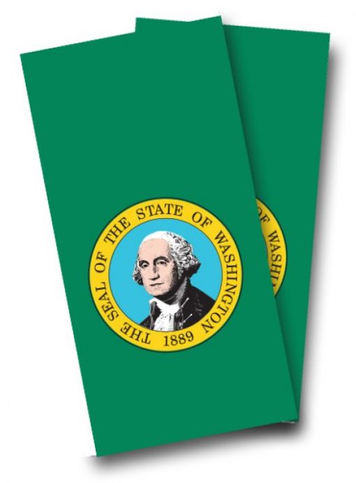 Washington Flag Cornhole Wrap