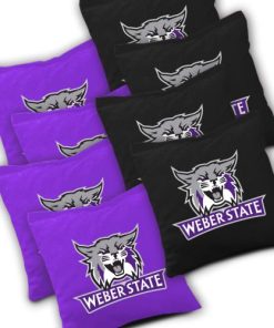Weber State Wildcats Cornhole Bags Set of 8