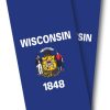 Wisconsin Flag Cornhole Wrap