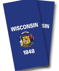 Wisconsin Flag Cornhole Wrap