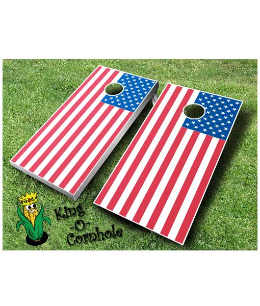 american flag cornhole boards