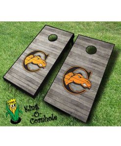 campbell fighting camels NCAA cornhole boards Distressed