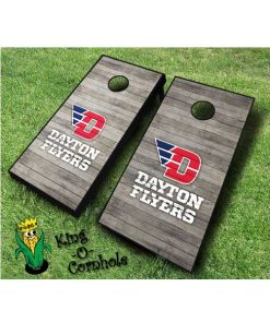dayton flyers NCAA cornhole boards Distressed