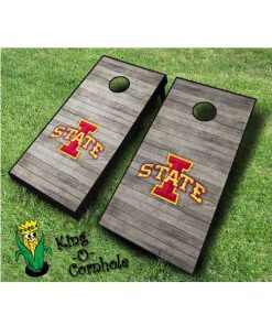 iowa state cyclones NCAA cornhole boards distressed