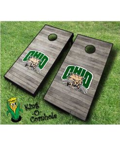 ohio university bobcats NCAA cornhole boards Distressed