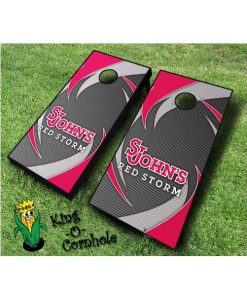 st johns red storm NCAA cornhole boards Swoosh