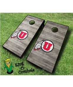 Utah Distressed Cornhole Boards