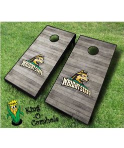 wright state raiders NCAA cornhole boards Distressed