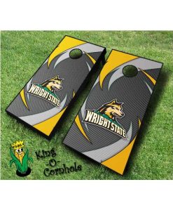 wright state raiders NCAA cornhole boards Swoosh