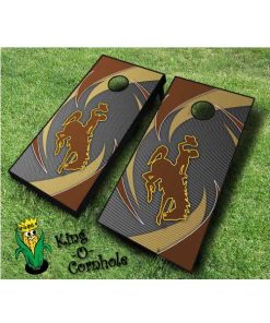 wyoming cowboys NCAA cornhole boards Swoosh