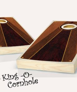 Retro Stained Bennett Pyramid Cornhole Boards